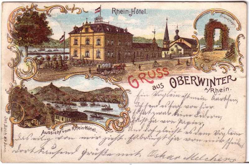 Geschichte von Oberwinter - Hafenort am Rhein bei Remagen